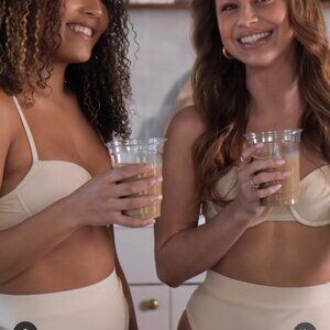 Everyday Seamless High-Waist Bikini Set - Cream